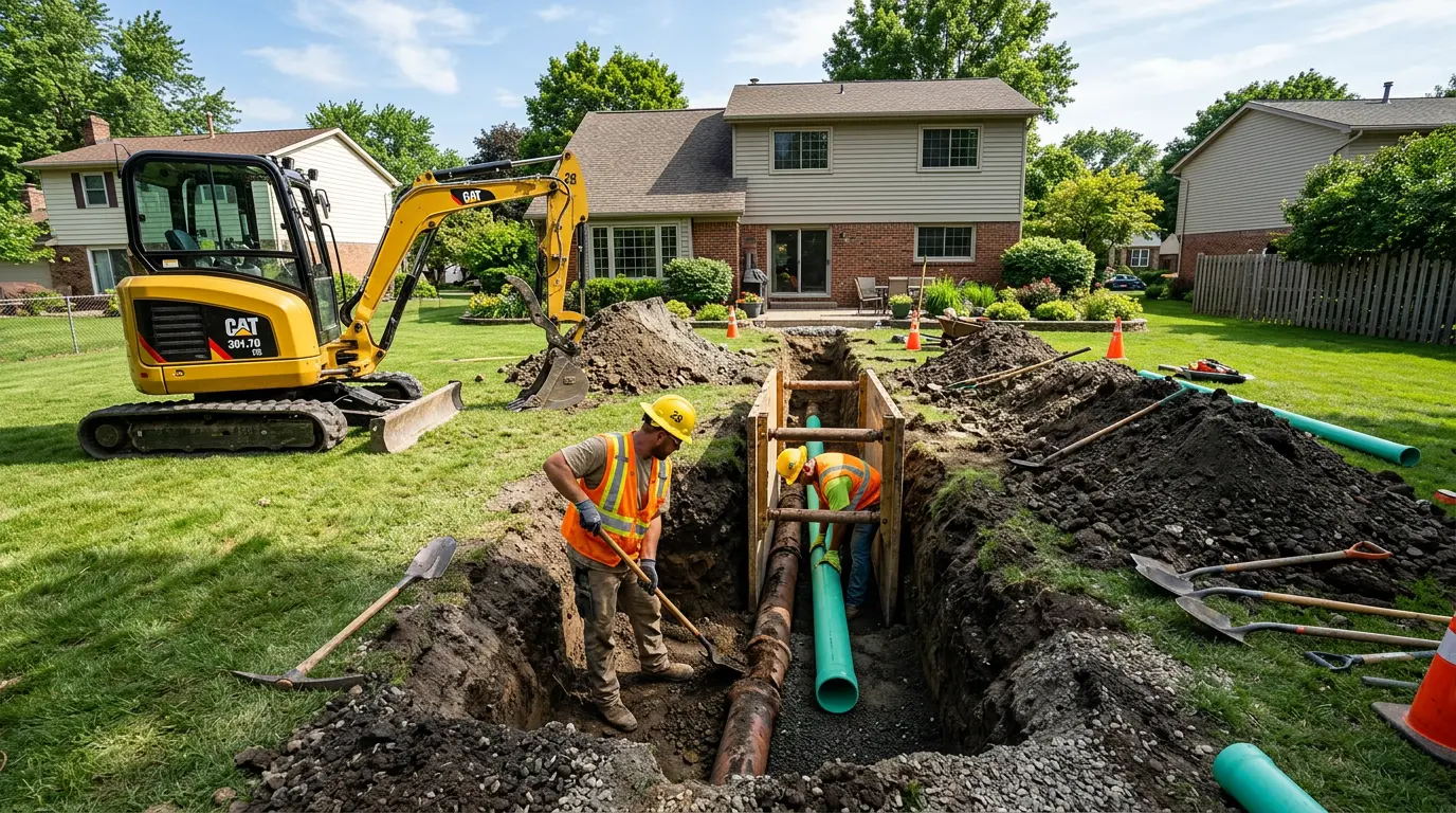 Sewer Cleanout in Carbondale, IL